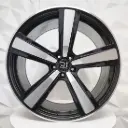 RIN 21X10 5-112 R1 SPORT FBX343-21 BLACK MACHINE FACE ET19 CB66.6