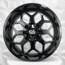 RIN 22X10 8-170 R1 SPORT 890 GLOSS BLACK ET-25 CB125.2