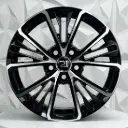RIN 17X7.5 5-114.3 R1 SPORT TH050 BLACK MACHINE FACE ET35 CB60.1