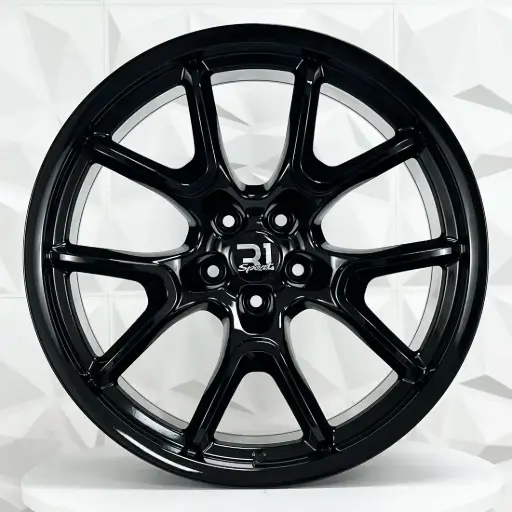 [200580F] RIN 20X9.5 5-115 R1 SPORT FA643 BLACK ET15 CB71.5